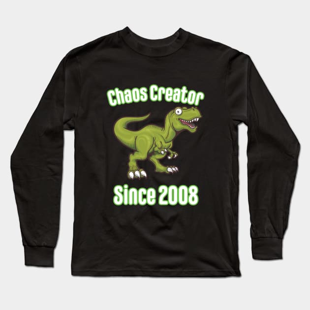 15th Birthday - Chaos Creator Since 2008 Long Sleeve T-Shirt by Kudostees